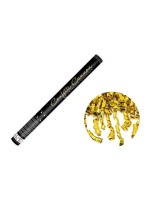 Partydeco Canon à confettis serpents or, 60 cm