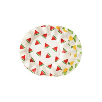 Partydeco Assiettes jetables Fruits 6 Pièce/s Partydeco Assiettes jetables Fruits 6 Pièce/s