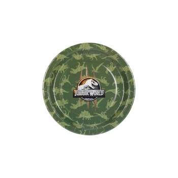 Partydeco Teller JurassicWorld, grün, 23 cm, 6 Stück Partydeco Teller JurassicWorld, grün, 23 cm, 6 Stück