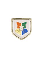 Partydeco Teller HP Hogwarts Wappen, gold, farbig, 26x18 cm, 6 Stück