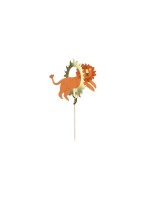 Partydeco Caketopper Löwe Zirkus, 16 x 16 cm Mix