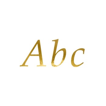 Partydeco Sticker Buchstaben Alphabet, Gold, 171 Stück Partydeco Sticker Buchstaben Alphabet, Gold, 171 Stück