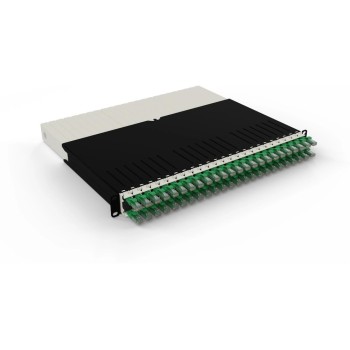 Patchbox One Cat.6A, 19 365mm, UTP Grün, with 24 Kassetten with 0.8m Slimpatch cable Patchbox One Cat.6A, 19 365mm, UTP Grün, with 24 Kassetten with 0.8m Slimpatch cable