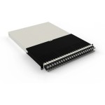 Patchbox One Cat.6A, 19, STP black , with 24 Kassetten with 1.8m Slimpatch cable