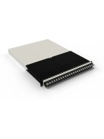 Patchbox One Cat.6A, 19, STP black , with 24 Kassetten with 1.8m Slimpatch cable
