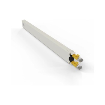 Patchbox patchbox.one / Cassette / 8RU / Cat 6A, STP, 0.8 m, Jaune Patchbox patchbox.one / Cassette / 8RU / Cat 6A, STP, 0.8 m, Jaune