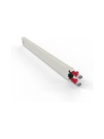 Patchbox patchbox.one / Cassette / 8RU / Cat 6A, STP, 0.8 m, Rouge