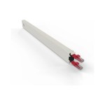 Patchbox patchbox.one / Cassette / 8RU / Cat 6A, UTP, 0.8 m, Rouge