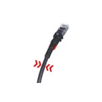 Patchsee Câble patch ThinPATCH Cat 6A, U/FTP, 0.3 m, Noir 10 pièces