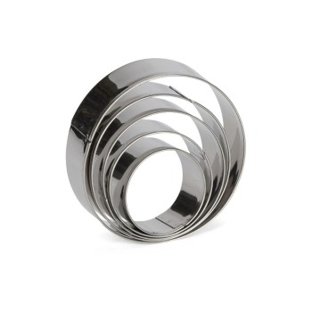 Patisse Emporte-pièce pour biscuits Cercles, 5 pièces