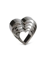 Patisse Guetzli-Ausstecher Herz, 5-teilig