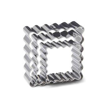 Patisse Emporte-pièce pour biscuits Carré, 3 pièces