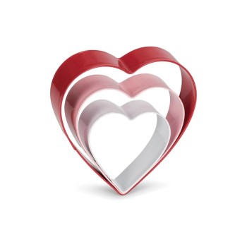 Patisse Emporte-pièce pour biscuits Cœur, 3 pièces