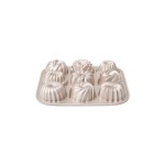 Patisse Moule à Kouglof Mini, Fonte d'aluminium, 9 pièces