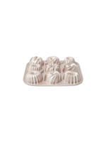 Patisse Moule à Kouglof Mini, Fonte d'aluminium, 9 pièces