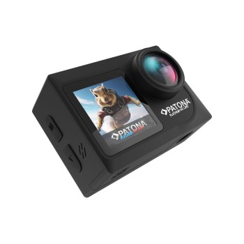 PATONA BIG SET Action Cam Life SL4, 2xAkku, Dual Charger, 64GB Card, Zub