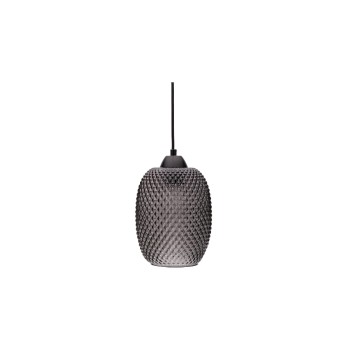 Pauleen Gleaming Glamour Pendelleuchte, max. 20W E27 Rauchglas/black  230V Pauleen Gleaming Glamour Pendelleuchte, max. 20W E27 Rauchglas/black  230V