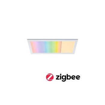 Paulmann LED Panel Amaris Zigbee, RGBW 600x300mm 22W white matt 230V Metall