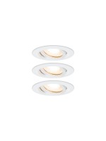Paulmann, Einbauspot Nova Plus Set, 3 x 7 W, IP65 schwenkbar 3x 7W 230V GU10 51mm