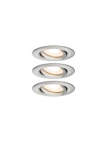 Paulmann, Einbauspot Nova Plus Set, 3 x 7 W, IP65 schwenkbar 3x 7W 230V GU10 51mm