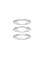 Paulmann Spot encastré Nova Coin Starr Set, 3 x 6 W, 2700 K, chrome