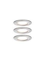 Paulmann Spot encastré Nova Coin 3-Stepdim Starr Set, 18W, 2700K, fer
