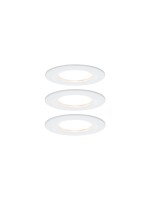 Paulmann Spot encastré Nova Plus Coin Starr Set, 3 x 6 W, 2700 K, blanc
