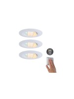 Paulmann Spot encastré Set Calla HomeSpa, 3 x 5.5 W, 2700- 6500 K, blanc