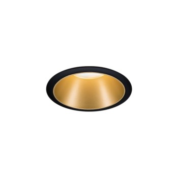 Paulmann EBL Cole, max 1x10W GU10 230V black  matt gold Alu