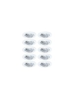 Paulmann Spot encastré Set de base LED, GU10, 10 x 10W, blanc