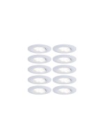 Paulmann Spot encastré Set de base LED Calla, 10 x 6W, 4000K, blanc