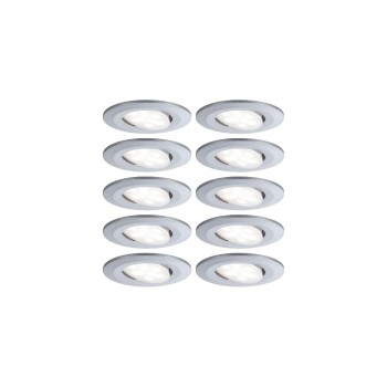 Paulmann EBL Set Calla BBC rund Chrom matt, dim LED 10x598lm 4000K 5,2W 230V
