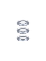 Paulmann LED Einbauleuchte Sormus 3er-Set, IP65 rund 100mm 3x4,8 / 1,5W 560lm / 180lm