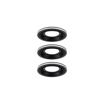 Paulmann LED Einbauleuchte Sormus 3er-Set, IP65 rund 100mm 3x4,8 / 1,5W 560lm / 180lm