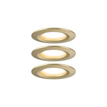 Paulmann LED Einbauleuchte 3-Step-Dim Nova, Coin IP44 rund 74mm Coin 3x6W 3x470lm 230V