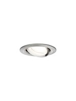 Paulmann Luminaire encastré LED Nova Coin fer brossé