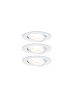 Paulmann Luminaire encastré LED Nova Set de base orientable