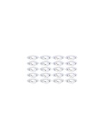 Paulmann Luminaire encastré Set de 20 LED orientables rondes 82 mm