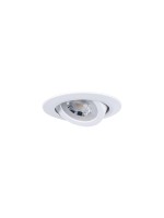 LED Einbauleuchte 10er-Set schwenkbar rund, 70° 10x4,8W 10x450lm 230V 3000K Weiss