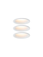 LED Einbauleuchte Cymbal Coin Basisset, 3x440lm 230V dimm Dim to warm Weiss matt