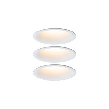LED Einbauleuchte Cymbal Coin Basisset, 3x440lm 230V dimm Dim to warm Weiss matt LED Einbauleuchte Cymbal Coin Basisset, 3x440lm 230V dimm Dim to warm Weiss matt