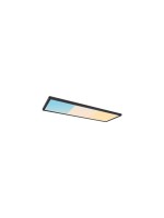 Paulmann Panneau LED Atria Shine IP44 carré 560 x 200 mm noir optique