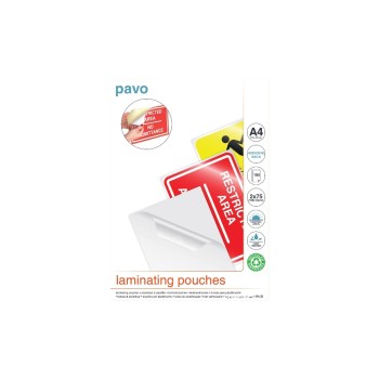Pavo Laminier-Folientaschen 75my, A4, selbstklebend Pavo Laminier-Folientaschen 75my, A4, selbstklebend