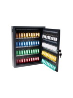 Pavo Armoire à clés Deluxe 80 crochets, gris