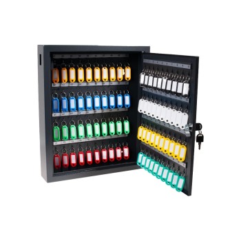 Pavo Armoire à clés Deluxe 80 crochets, gris