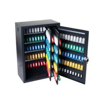 Pavo Armoire à clés Deluxe 300 crochets, gris