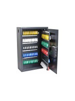 Pavo Coffre-fort à clé Advanced 150 crochets, gris