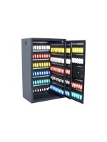 Pavo Coffre-fort à clé Advanced 300 crochets, gris