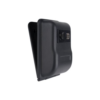 Pavo Coffre-fort à clé Deluxe 1 clé, gris