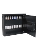 Pavo Coffre-fort à clé Magnettag 20 crochets, gris